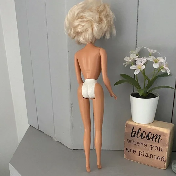 1966 Mattel Barbie Doll Dancer with thick blonde short hair elegant - Picture 5 of 8